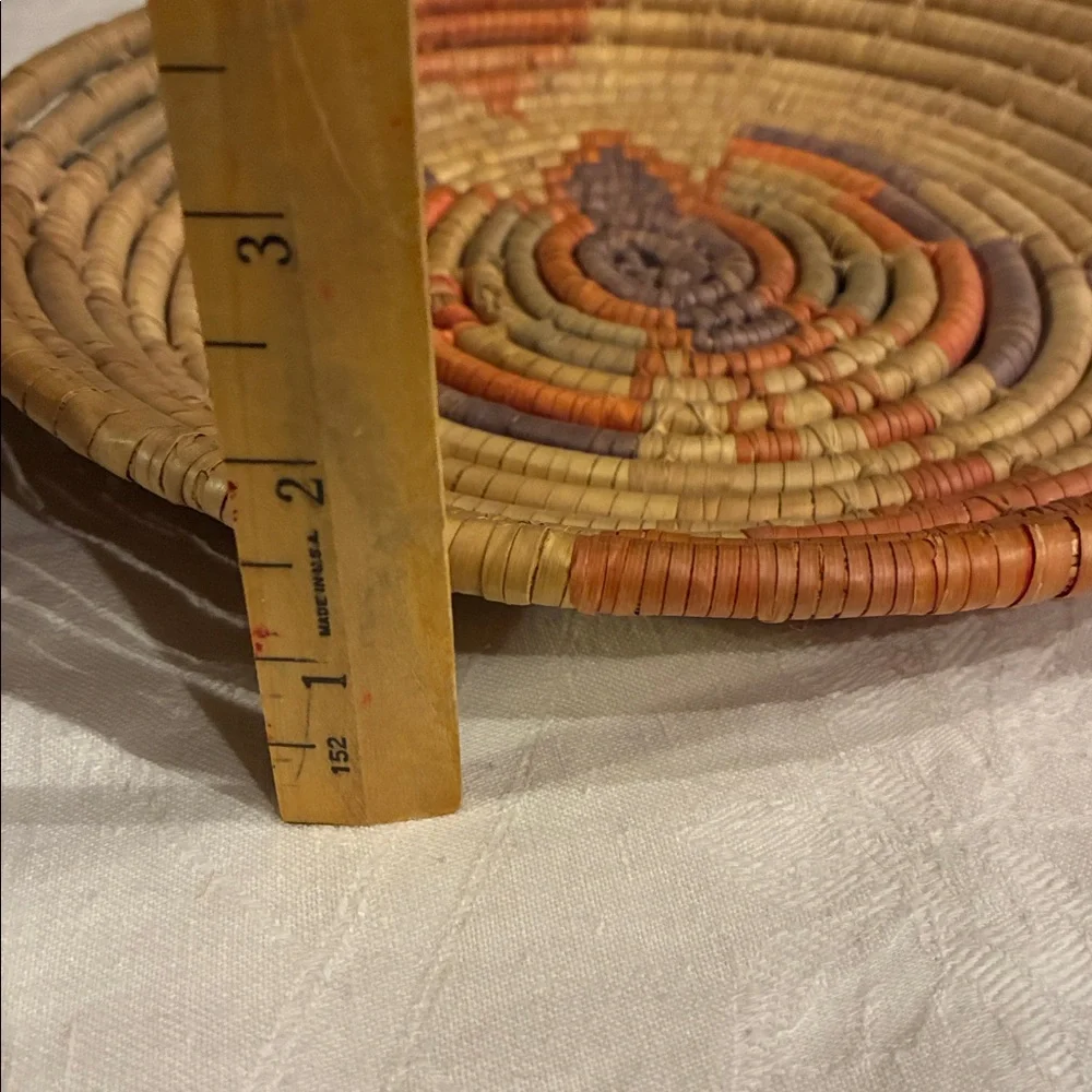 Navajo Woven Baskets ceremonial baskets Hand Woven Sumac Set/2 wedding Baskets